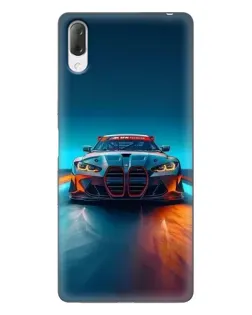 Чехол для Sony Xperia L3 с картинкой «BMW — огни неона» Чехол для Sony Xperia L3 с картинкой «BMW — огни неона»