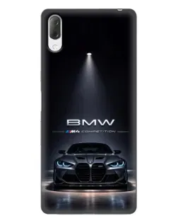 Чехол для Sony Xperia L3 с картинкой «BMW сквозь ночной город» Чехол для Sony Xperia L3 с картинкой «BMW сквозь ночной город»
