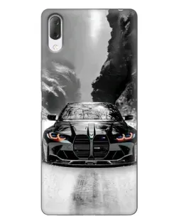 Чехол для Sony Xperia L3 с картинкой «BMW — акварельный дрифт» Чехол для Sony Xperia L3 с картинкой «BMW — акварельный дрифт»