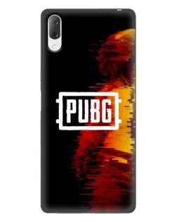 Чехол для Sony Xperia L3 с картинкой «Яркий логотип PUBG»