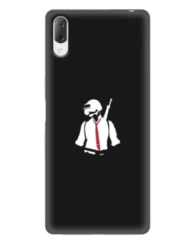 Чехол для Sony Xperia L3 с картинкой «PUBG — силуэт воина» Чехол для Sony Xperia L3 с картинкой «PUBG — силуэт воина»
