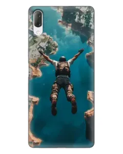 Чехол для Sony Xperia L3 с картинкой «PUBG — свободное падение»