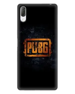 Чехол для Sony Xperia L3 с картинкой «PUBG — золотой логотип»