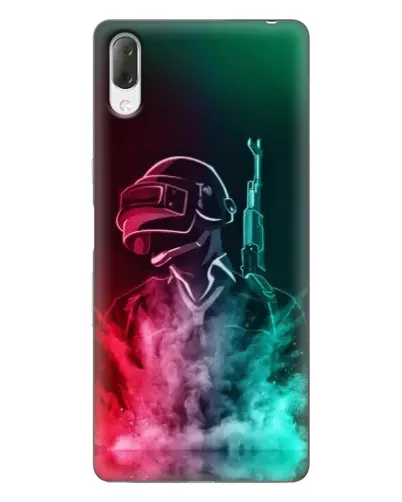 Чехол для Sony Xperia L3 с картинкой «PUBG — огненный воин» Чехол для Sony Xperia L3 с картинкой «PUBG — огненный воин»