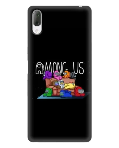 Чехол для Sony Xperia L3 с картинкой «Логотип Among Us» Чехол для Sony Xperia L3 с картинкой «Логотип Among Us»