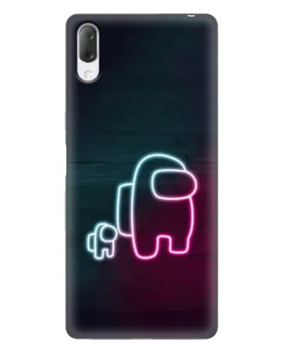 Чехол для Sony Xperia L3 с картинкой «Among Us неон-арт» Чехол для Sony Xperia L3 с картинкой «Among Us неон-арт»