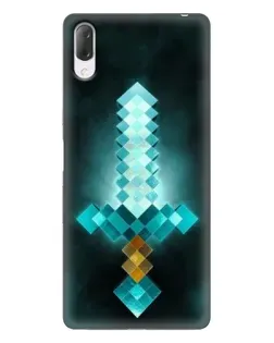 Чохол для Sony Xperia L3 з картинкою «Алмазний меч неон»