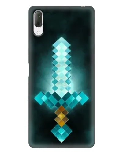 Чехол для Sony Xperia L3 с картинкой «Алмазный меч неон» Чехол для Sony Xperia L3 с картинкой «Алмазный меч неон»