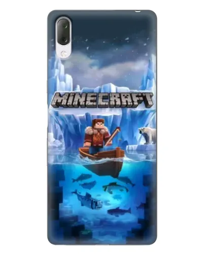 Чехол для Sony Xperia L3 с картинкой «Minecraft ледяной мир» Чехол для Sony Xperia L3 с картинкой «Minecraft ледяной мир»