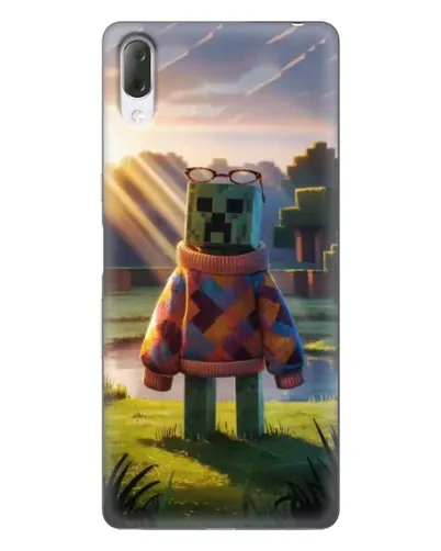 Чехол для Sony Xperia L3 с картинкой «Крипер в свитере» Чехол для Sony Xperia L3 с картинкой «Крипер в свитере»