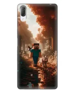 Чохол для Sony Xperia L3 з картинкою «Стів у лісі»