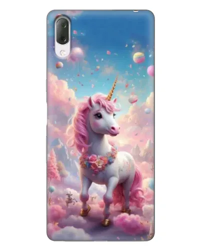 Чехол для Sony Xperia L3 с картинкой «Единорог среди облаков»