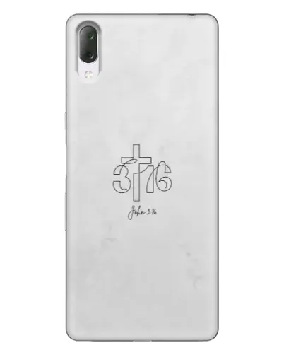 Чехол для Sony Xperia L3 с картинкой «Иоанна 3:16 Крест» Чехол для Sony Xperia L3 с картинкой «Иоанна 3:16 Крест»