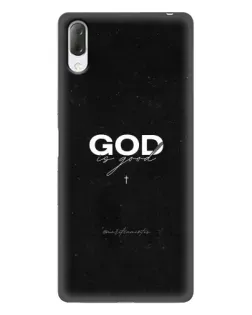 Чехол для Sony Xperia L3 с картинкой «GOD — Бог над всем»