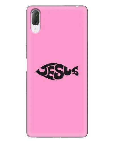 Чехол для Sony Xperia L3 с картинкой «Розовый символ Jesus» Чехол для Sony Xperia L3 с картинкой «Розовый символ Jesus»