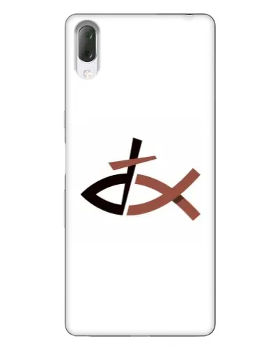 Чехол для Sony Xperia L3 с картинкой «Рыба и крест» Чехол для Sony Xperia L3 с картинкой «Рыба и крест»