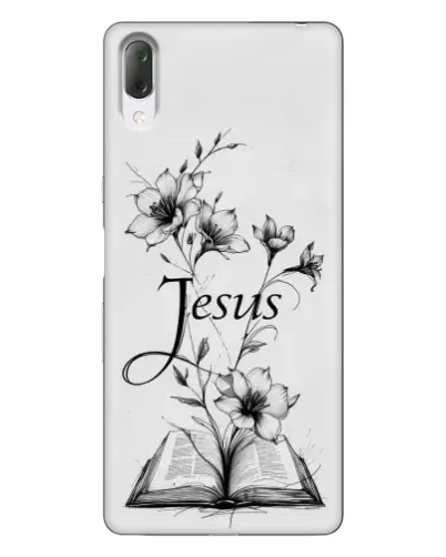 Чехол для Sony Xperia L3 с картинкой «Цветы и Библия» Чехол для Sony Xperia L3 с картинкой «Цветы и Библия»