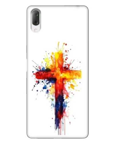 Чехол для Sony Xperia L3 с картинкой «Акварельный крест» Чехол для Sony Xperia L3 с картинкой «Акварельный крест»