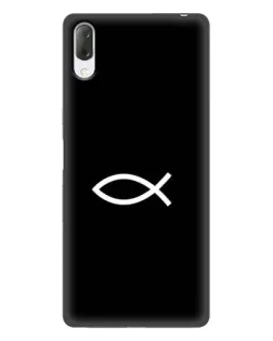 Чохол для Sony Xperia L3 з картинкою «Символ риби Jesus»