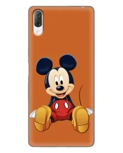 Чехол для Sony Xperia L3 с картинкой «Микки отдыхает»