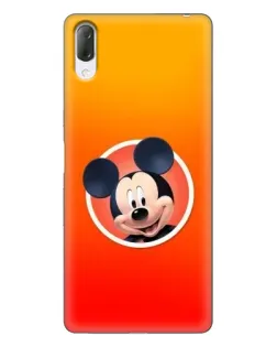 Чехол для Sony Xperia L3 с картинкой «Mickey в круге»