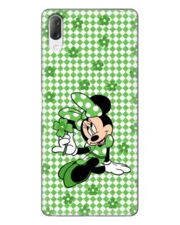 Чехол для Sony Xperia L3 с картинкой «Mickey в клетку»