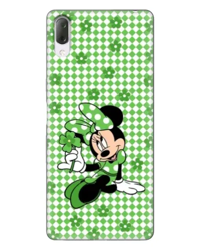 Чехол для Sony Xperia L3 с картинкой «Mickey в клетку»