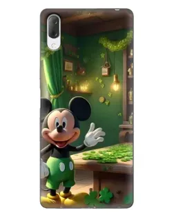 Чехол для Sony Xperia L3 с картинкой «Микки в мастерской»