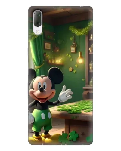 Чехол для Sony Xperia L3 с картинкой «Микки в мастерской»