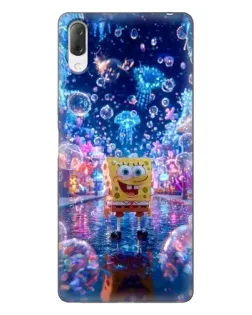 Чехол для Sony Xperia L3 с картинкой «Неоновый океан»