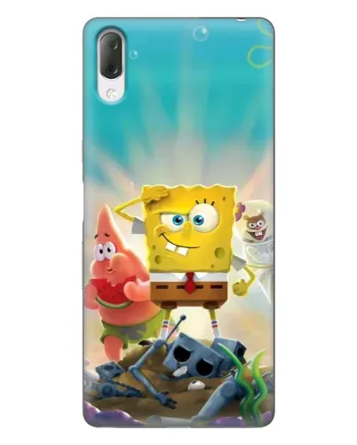 Чехол для Sony Xperia L3 с картинкой «Спанч Боб победитель»