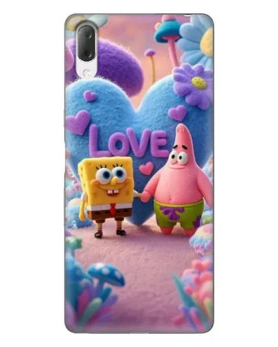 Чехол для Sony Xperia L3 с картинкой «Губка Боб Патрик»