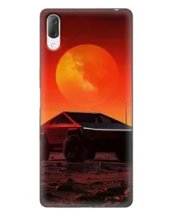 Чехол для Sony Xperia L3 с картинкой «Cybertruck на Марсе»