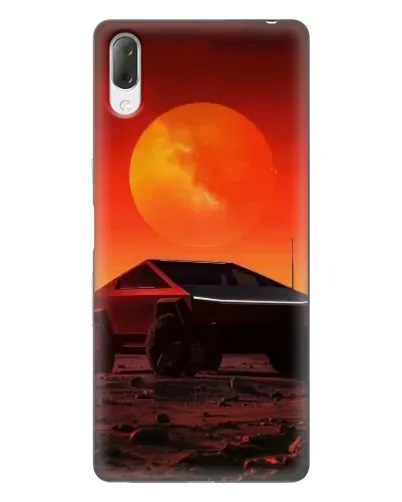 Чехол для Sony Xperia L3 с картинкой «Cybertruck на Марсе»