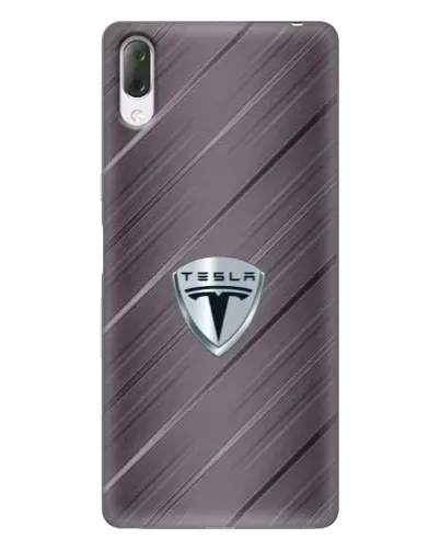 Чехол для Sony Xperia L3 с картинкой «Металлическая текстура Tesla»