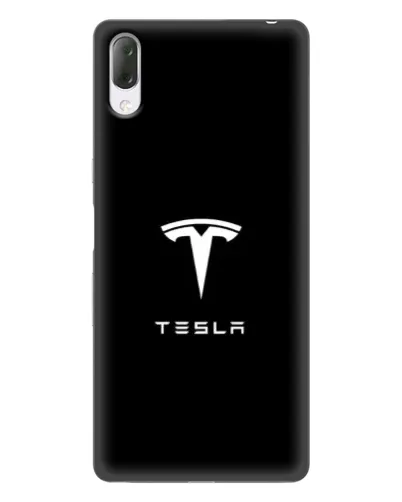 Чехол для Sony Xperia L3 с картинкой «Tesla White Logo»