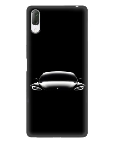 Чехол для Sony Xperia L3 с картинкой «Фары Tesla Night»