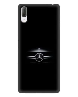 Чехол для Sony Xperia L3 с картинкой «Mercedes — абстрактные линии»