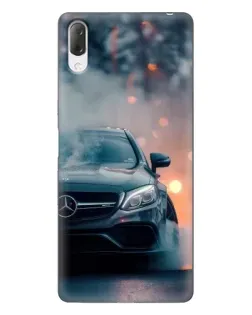 Чехол для Sony Xperia L3 с картинкой «Mercedes — ночной город»