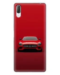 Чехол для Sony Xperia L3 с картинкой «Красный Mercedes AMG»