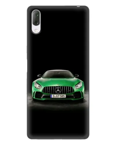 Чехол для Sony Xperia L3 с картинкой «Mercedes — неоновый лого» Чехол для Sony Xperia L3 с картинкой «Mercedes — неоновый лого»