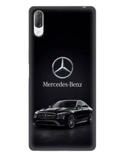 Чехол для Sony Xperia L3 с картинкой «Mercedes — решетка радиатора»