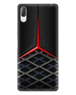 Чехол для Sony Xperia L3 с картинкой «Mercedes Carbon Grid»