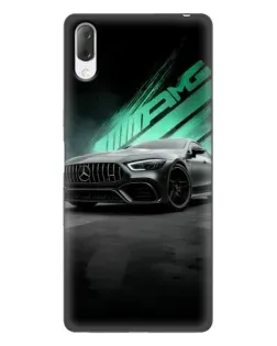 Чехол для Sony Xperia L3 с картинкой «Темный Mercedes AMG»