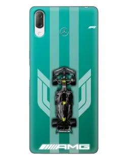 Чехол для Sony Xperia L3 с картинкой «Mercedes AMG Petronas»