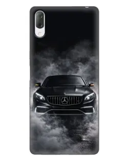 Чехол для Sony Xperia L3 с картинкой «Mercedes в дыму»