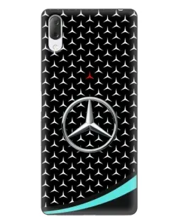 Чехол для Sony Xperia L3 с картинкой «Mercedes — бирюзовый акцент»