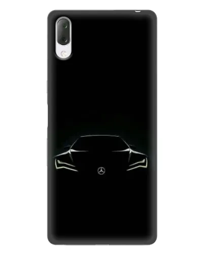 Чехол для Sony Xperia L3 с картинкой «Mercedes — силуэт авто» Чехол для Sony Xperia L3 с картинкой «Mercedes — силуэт авто»