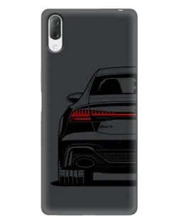 Чехол для Sony Xperia L3 с картинкой «Задняя часть Audi — арт»