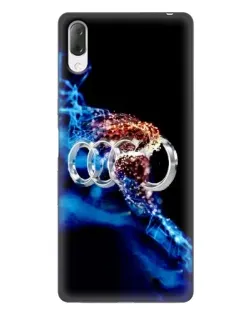 Чехол для Sony Xperia L3 с картинкой «Энергия лого Audi»